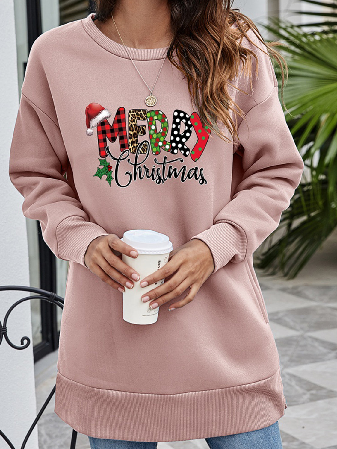 MERRY CHRISTMAS Graphic Sweatshirt